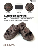Non-Slip Premium Washroom Slippers, Breathable & Quick Dry Bathroom Chappals